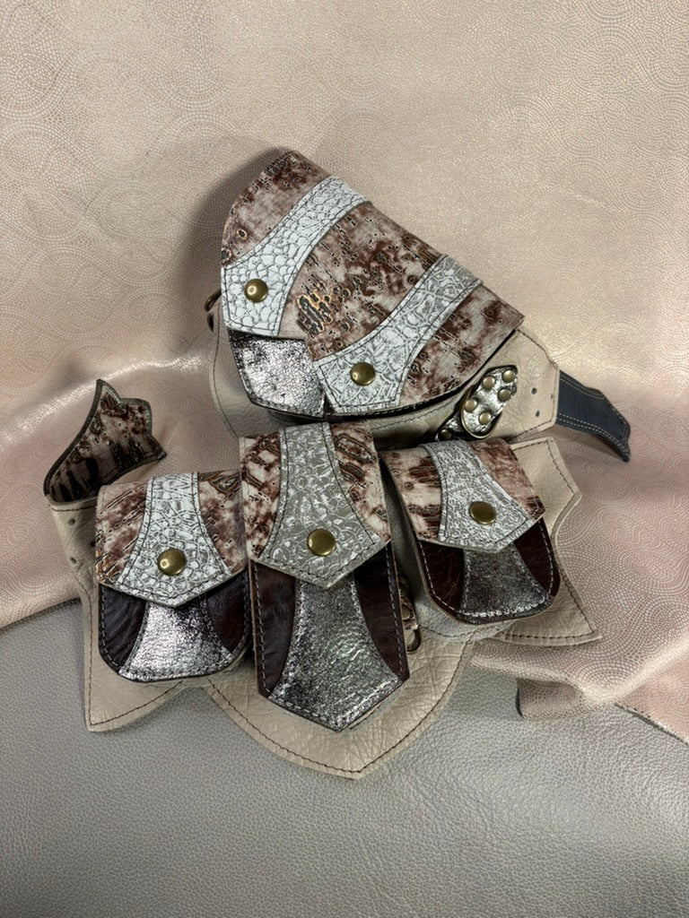 Birch Bones Regal Belt F (Sized to Order)