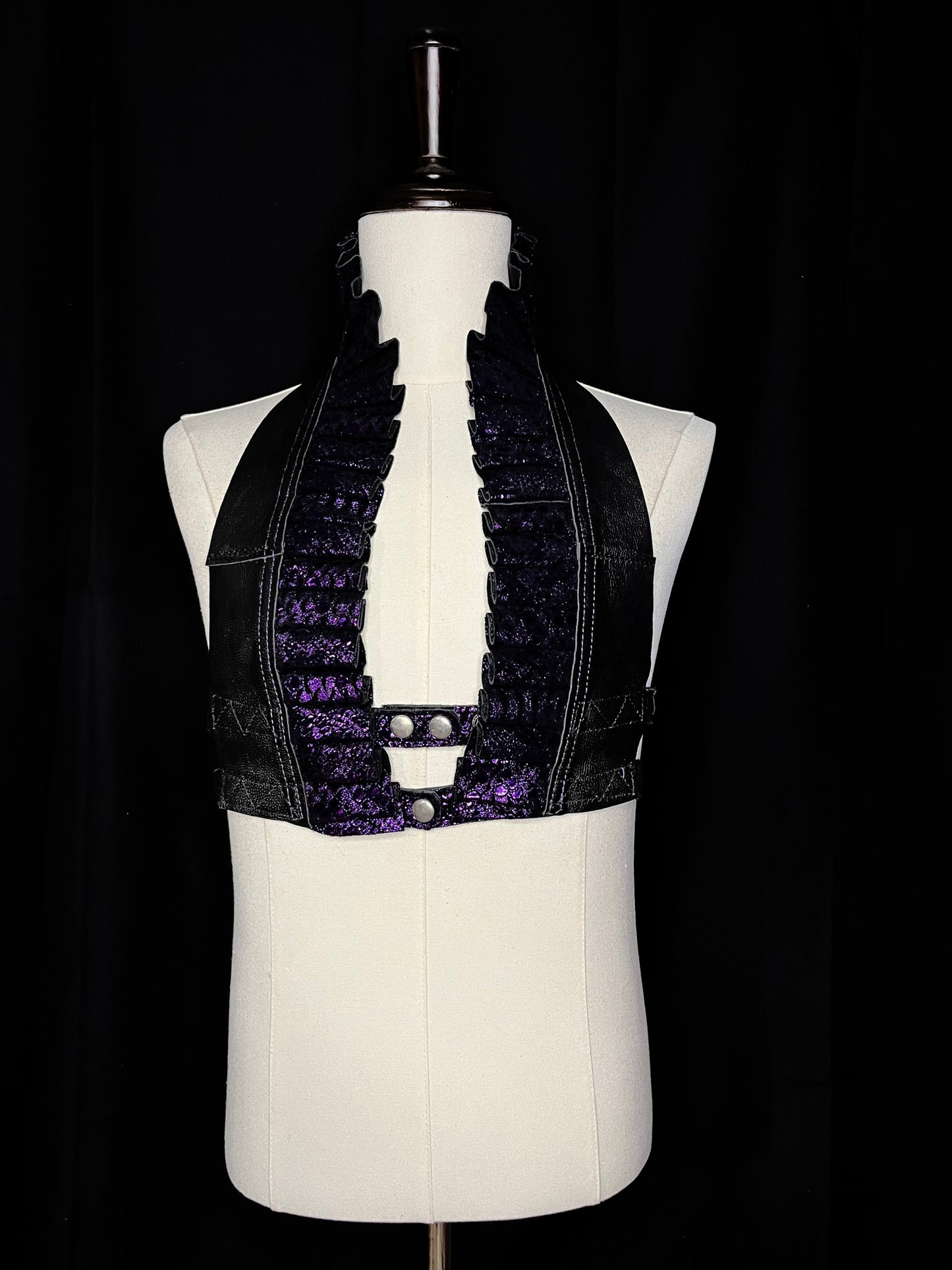 Purple Mystic Python Ruff Tops