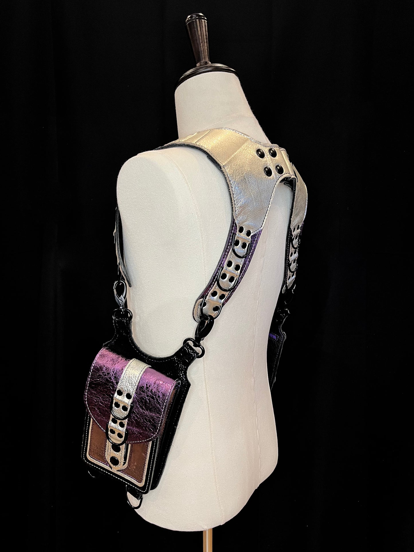 Purple & White Gold Ranger Holster (Medium)