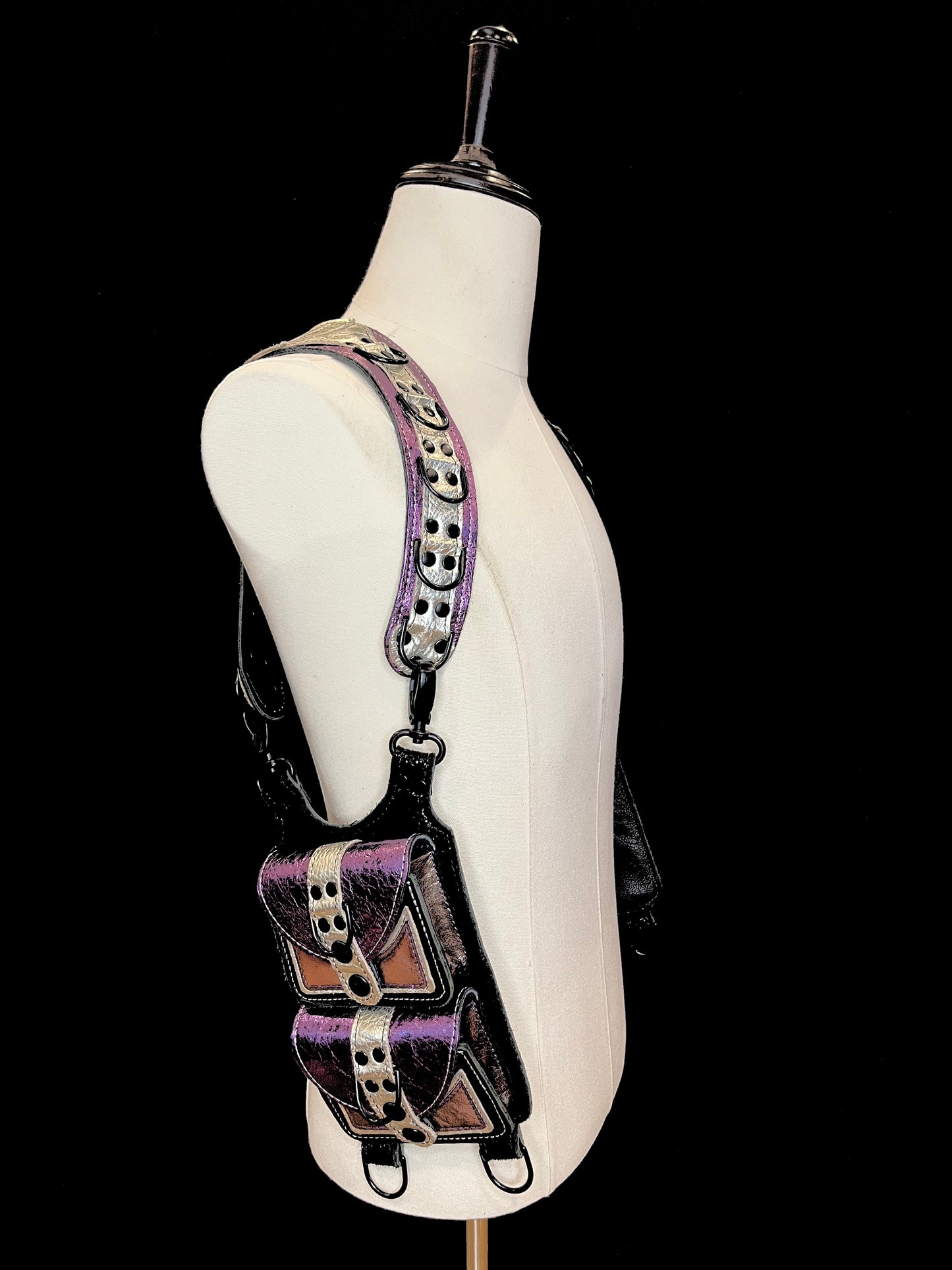 Purple & White Gold Ranger Holster (Medium)