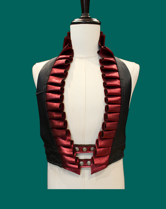 Metallic Red Ruff - Size 43