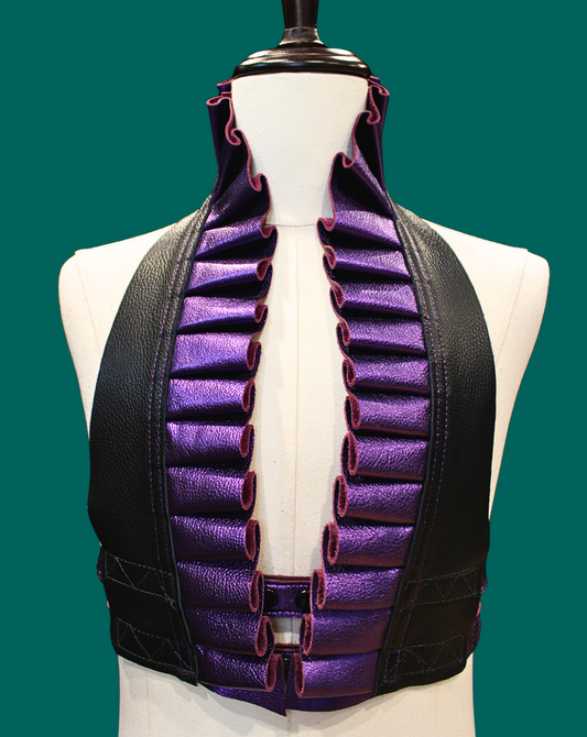 Metallic Purple Ruff - Size 39