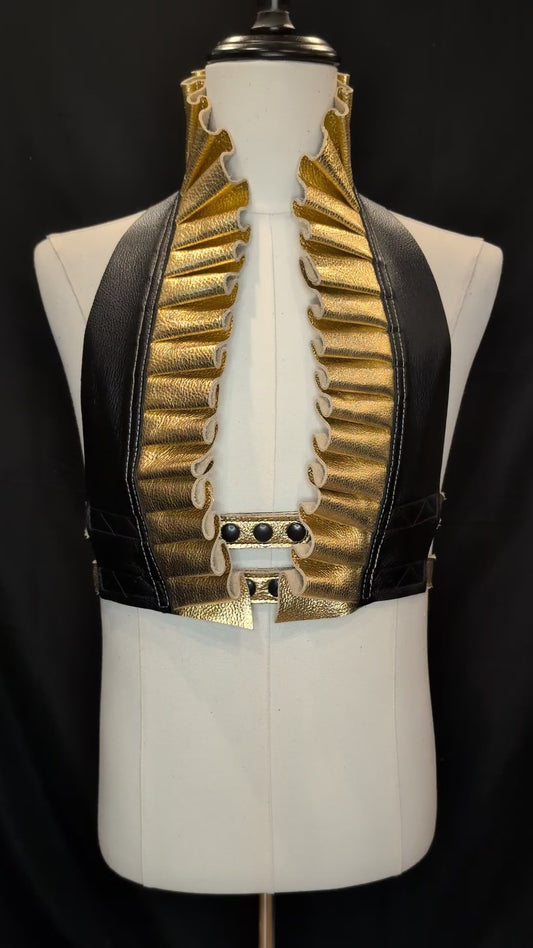 Gatsby Ruff Tops - Gold