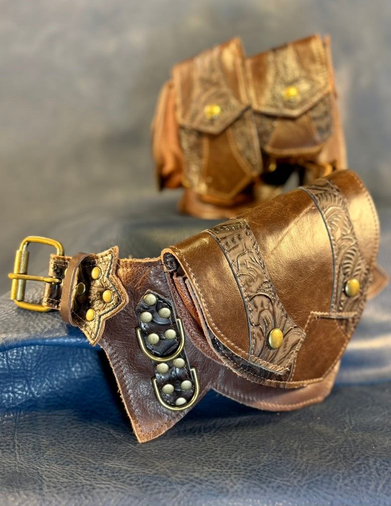 Ruskin Regal Belt (Footlight Style) (Sized to Order)