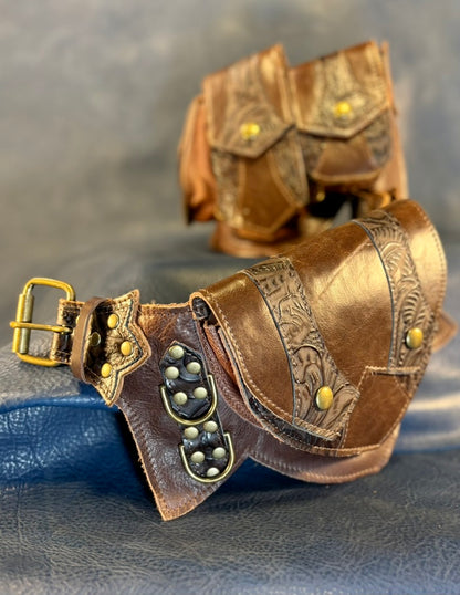 Ruskin Regal Belt (Footlight Style) (Sized to Order)