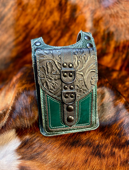 Fixated on Verdigris Thigh Bag E