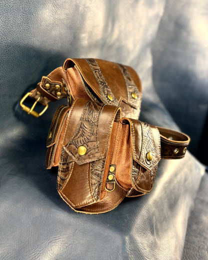 Ruskin Regal Belt (Footlight Style) (Sized to Order)