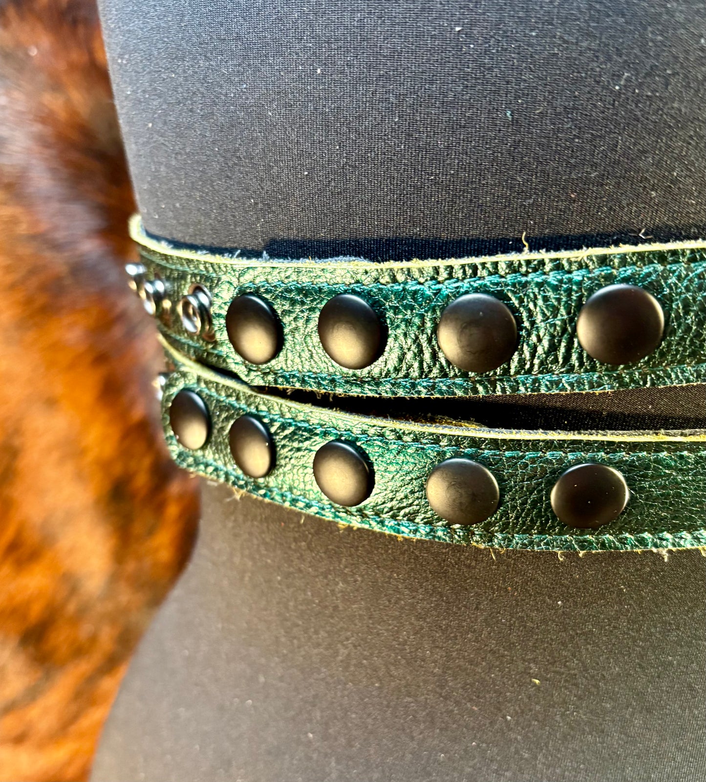 Fixated on Verdigris Ruff Top