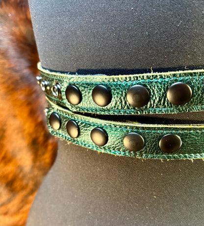 Fixated on Verdigris Ruff Top