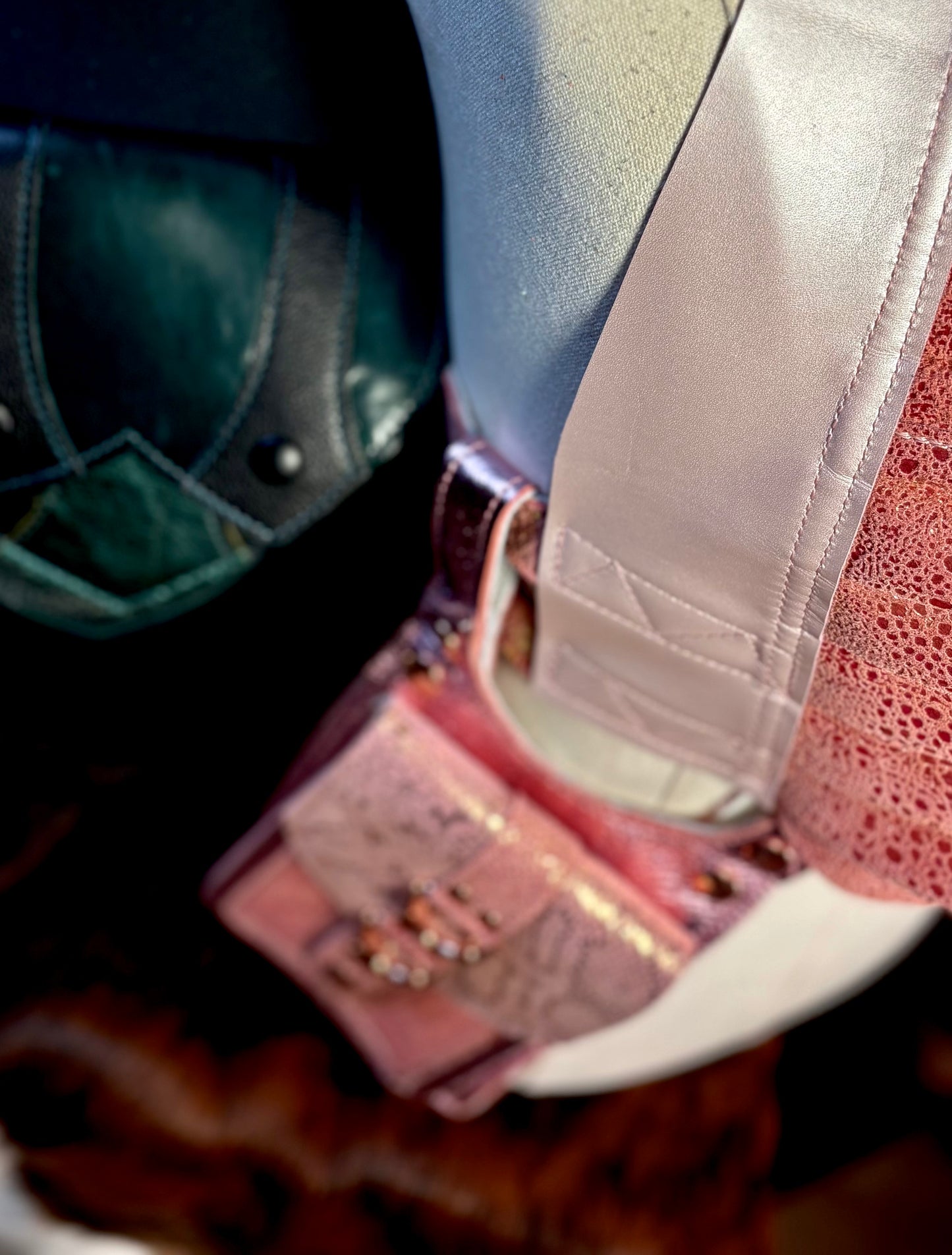 Fixated on Verdigris Thigh Bag A