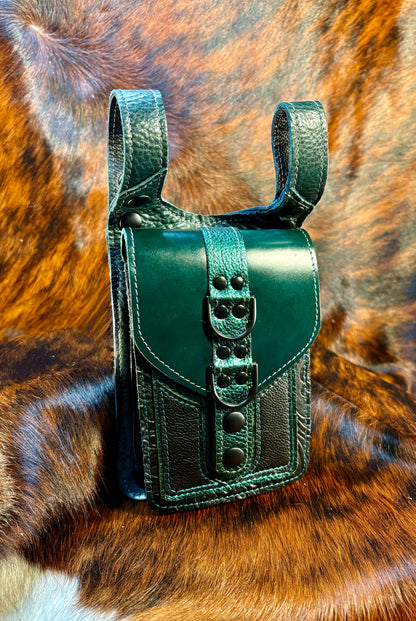 Fixated on Verdigris Thigh Bag C