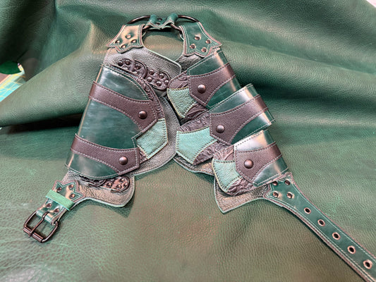 Fixated on Verdigris Regal Belt C (Sized to Order)