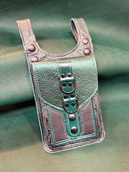 Fixated on Verdigris Thigh Bag F