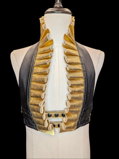 Gatsby Ruff Tops - Gold