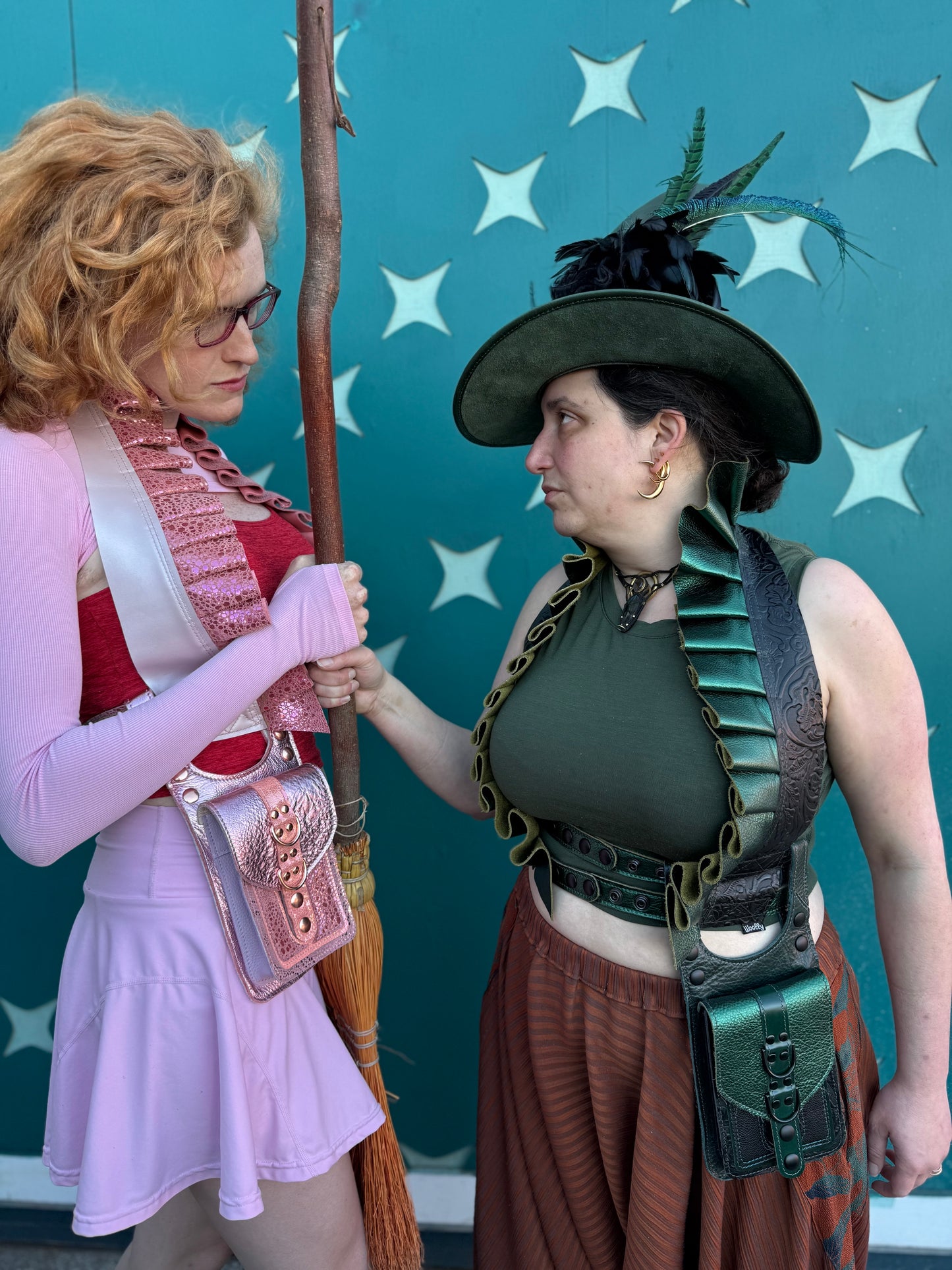 Fixated on Verdigris Thigh Bag C