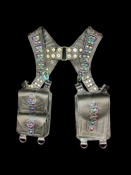 Black & Rainbow Holster (Small)