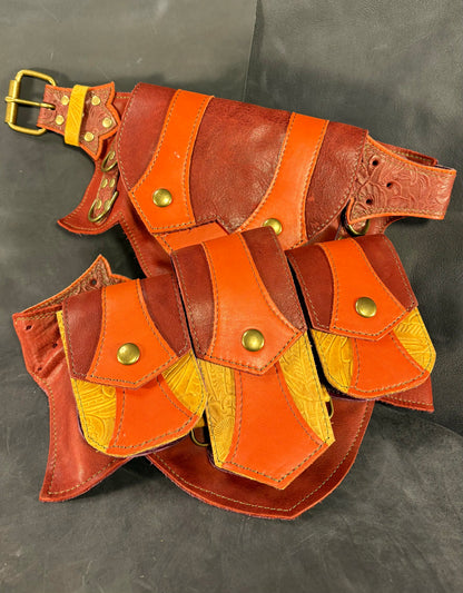 Sunflower Regal Belt (A) (Sized to Order)