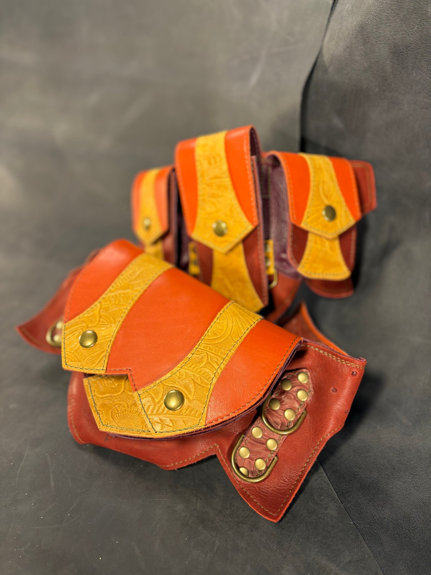 Sunflower Regal Belt (C) (Sized to Order)