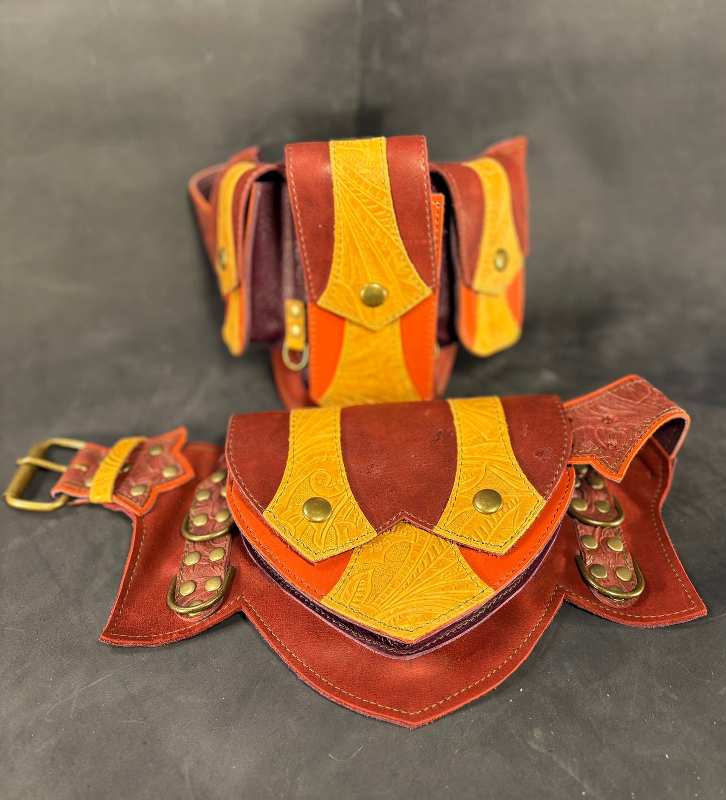 Sunflower Regal Belt (E) (Sized to Order)