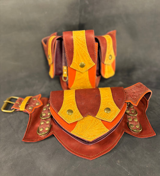 Sunflower Regal Belt (E) (Sized to Order)