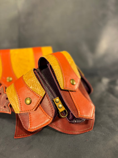 Sunflower Regal Belt (D) (Sized to Order)