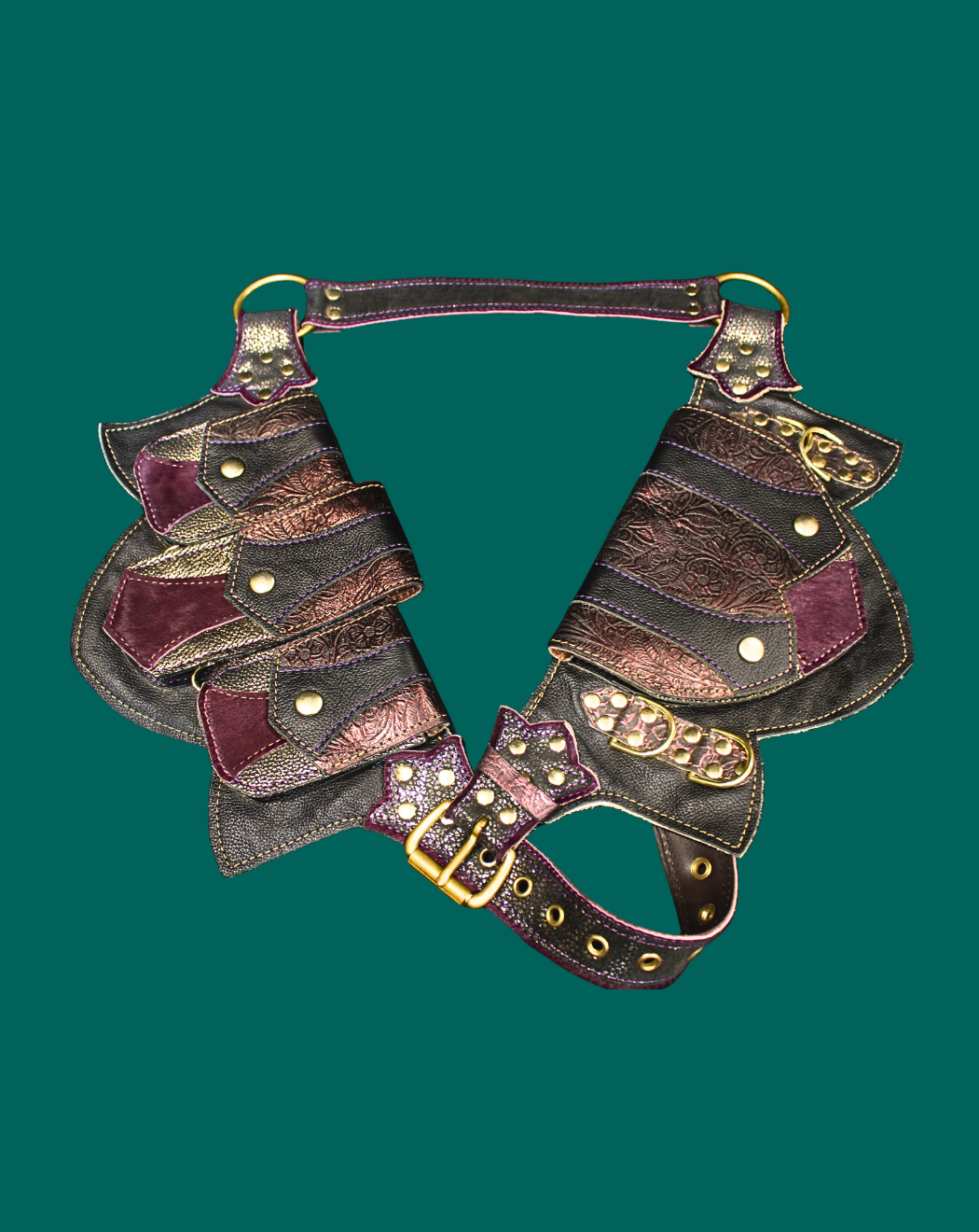 Dark Purples Regal Belt - Large
